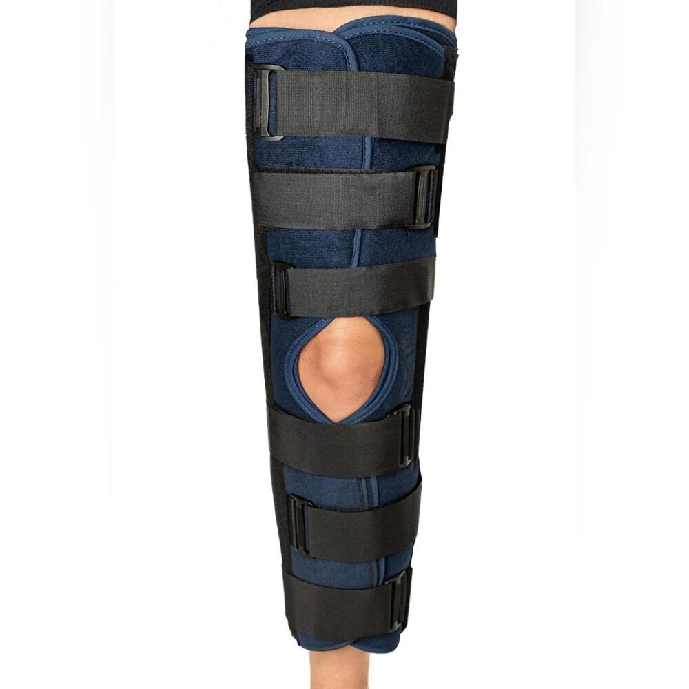 NWT United Ortho 61024 3-Pane Knee Immobilizer, 24", Navy